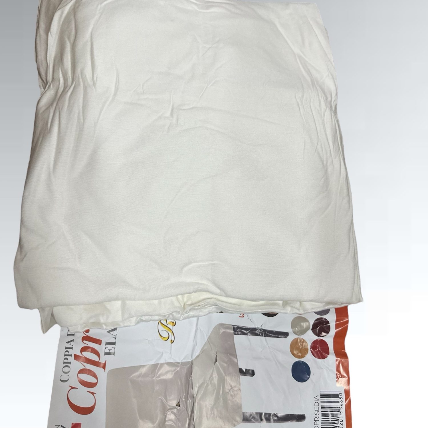 Vestisedia elasticizzati Interi BIANCO, Set da 6 sedute
